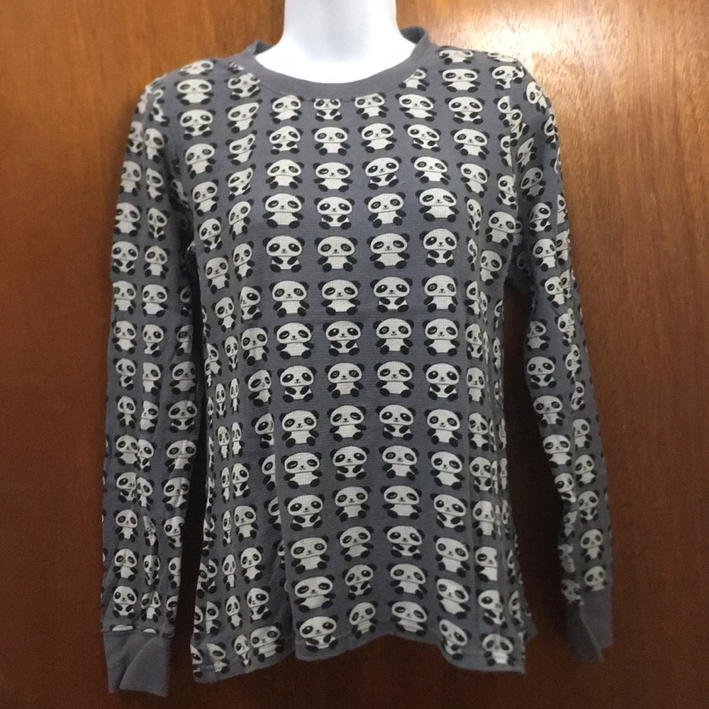 Panda thermal long sleeve shirt forever 21